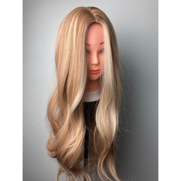 Blonde Wig Middle Part Wig - Picture 1 of 10
